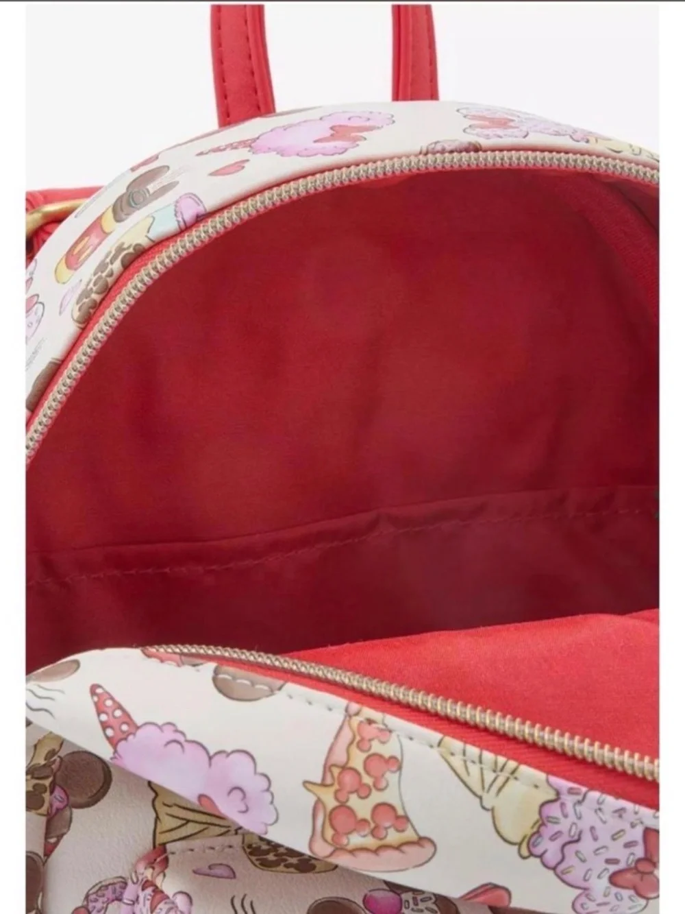 Disney Mickey and Minnie Treats Loungefly Backpack NWT